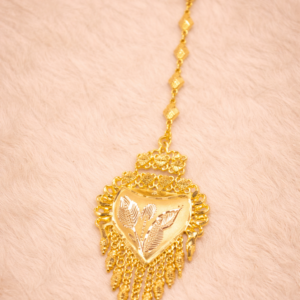 Traditional Leaf Design Gold Mang Tika
