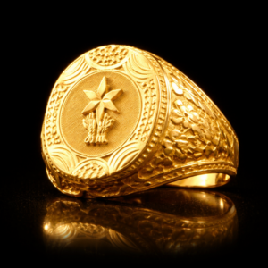 Imperial Star Crest Gold Ring