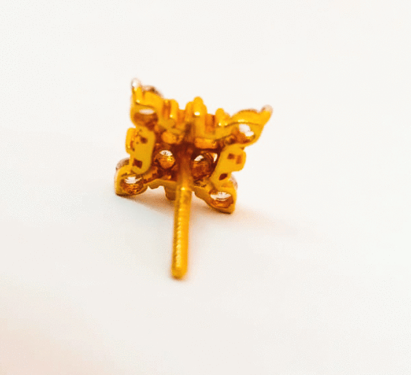 Antique Ethnic Design-22K Gold Tops - Image 2