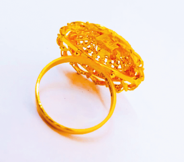 Designer 22KT Gold Ring for Women's - Image 2