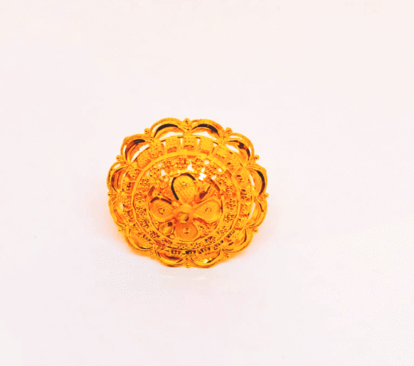 Designer 22KT Gold Ring for Women's - Image 3