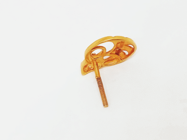 22K Traditional Gold Tops Earrings - Image 2