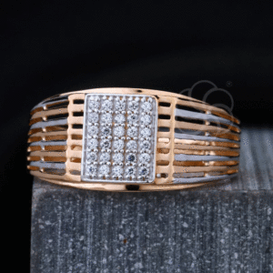 Royal Touch 18K Rose Gold Ring for Men