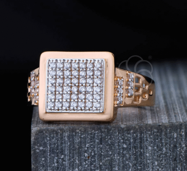 Men’s Wedding 18K Rose Gold Ring