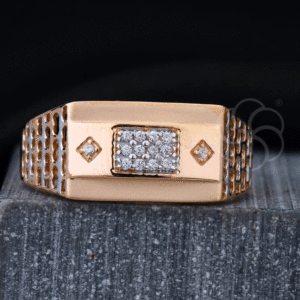 Classic 18K Rose Gold Ring for Men's