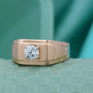 Bold Bond Classic 18K Rose Gold Ring For Men