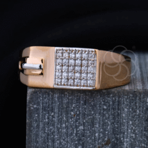 Men’s Pure 18k Rose Gold Band Ring
