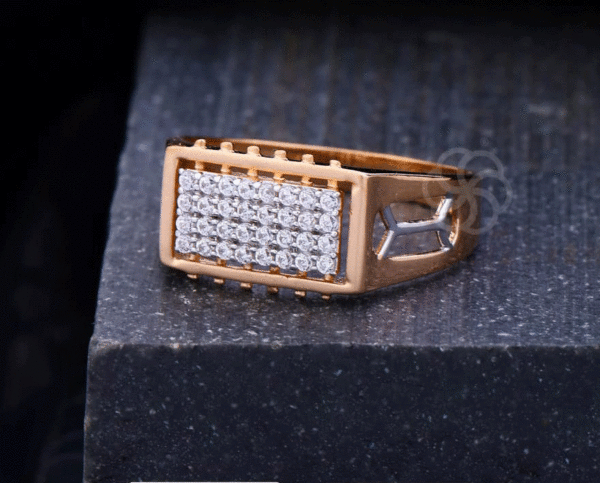 Men’s 18K Rose Gold Wedding Band