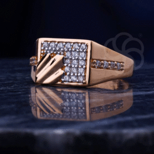 Unique Ring in Rose Gold 18K For Men's
