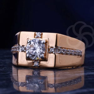 Men’s 18K Rose Gold Wedding Band