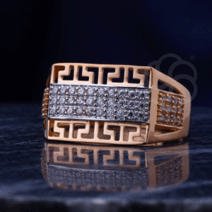 Royal 18K Rose Gold Ring For Men's