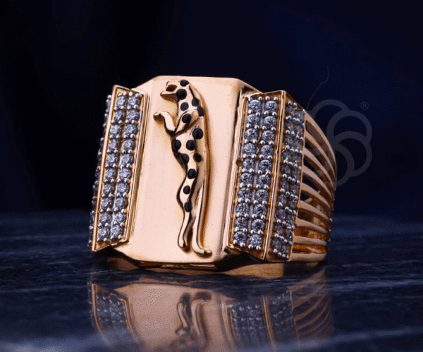 Jaguar 18k Gold Ring For Men's