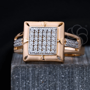 Heavy Solid 18K Gold Ring for Men