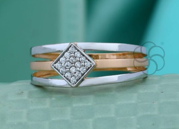 18K Rose Gold Rings for Men's
