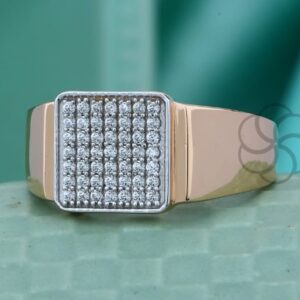 Men’s Designer 18K Rose Gold Ring