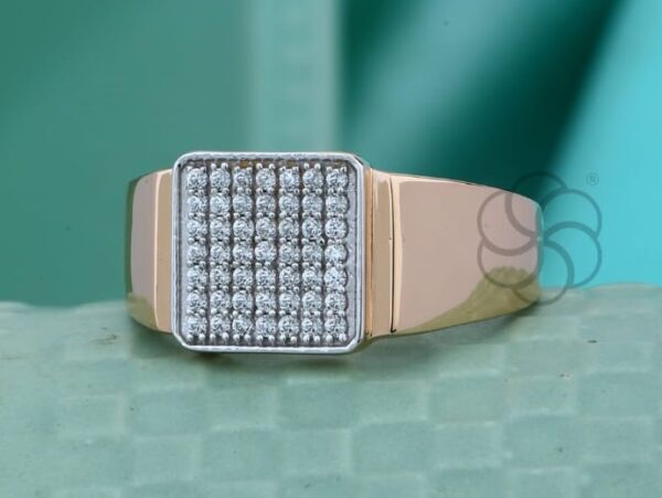 Men’s Designer 18K Rose Gold Ring