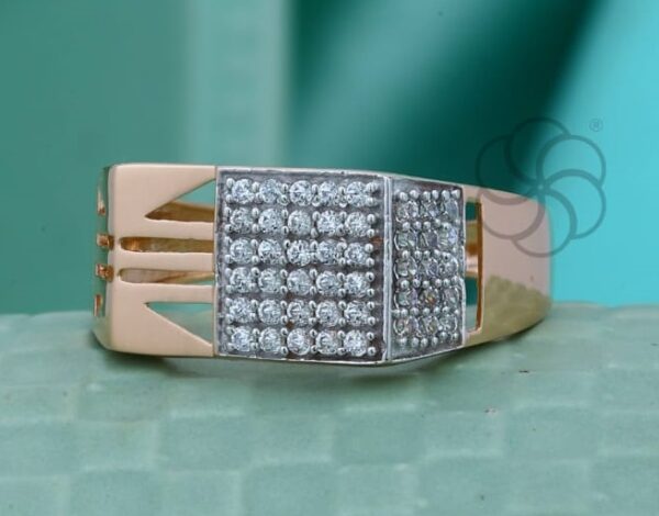 Bold & Classy | 18K Rose Gold Ring For Men