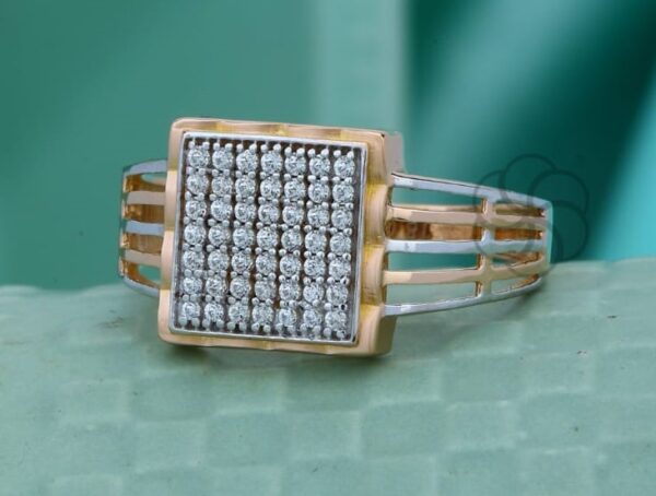 Luxury 18K Rose Gold Men’s Ring