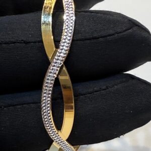 Elegant 18K Rose Gold Plated Bangles for Women's