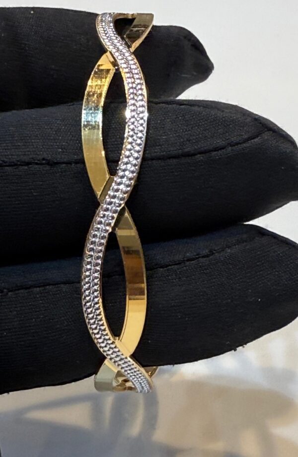Elegant 18K Rose Gold Plated Bangles for Women's