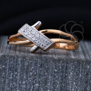 Elegant – 18K Rose Gold Ring for Women's