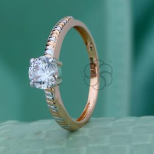 Designer 18K Rose Gold Ring For Women's