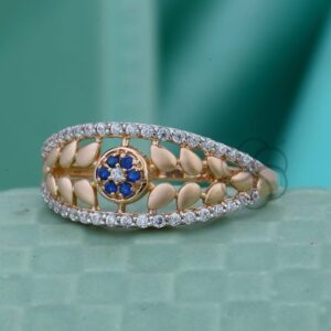 Elegant 18K Rose Gold Ring for Women's