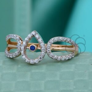 18K Rose Gold Ring for Women's