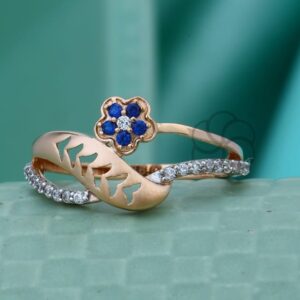 Minimalist Beauty – 18K Rose Gold Ring for Her