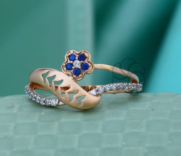 Minimalist Beauty – 18K Rose Gold Ring for Her