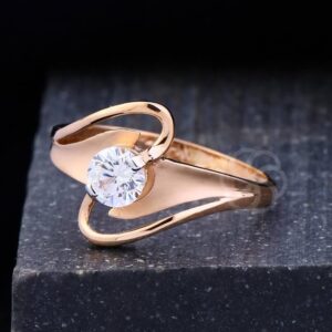 18K Rose Gold Ring for Women's