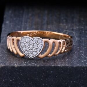 18K Rose Gold Ring for Women's