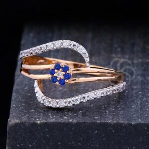 18K Rose Gold Ring for Women's