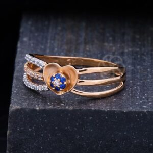 Luxury 18K Rose Gold Ring For Women's