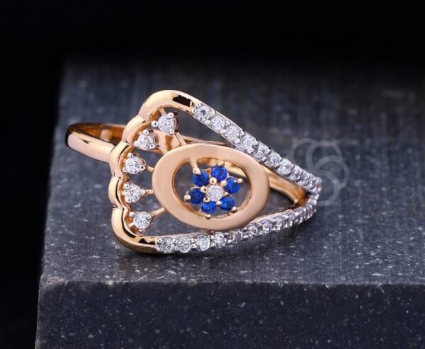 Soft Elegance –18K Rose Gold Women’s Ring