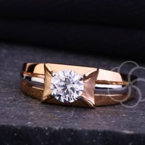Designer 18K Rose Gold Ring For women's