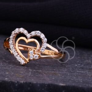 Premium 18k Rose Gold Ring For Women's