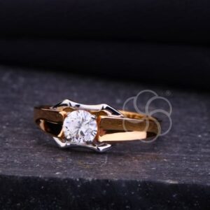 Daily Wear -18K Rose Gold Ring For Women's