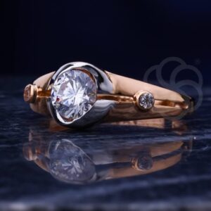 Everyday Wear 18K Rose Gold Ring for Women's
