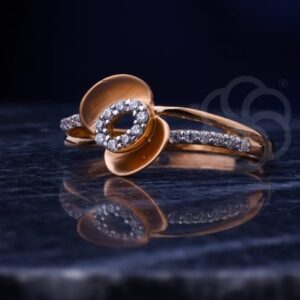 18K Rose Gold Fashion Ring for Women's