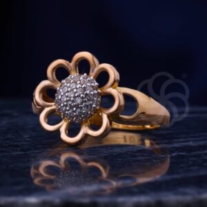 Premium 18K Rose Gold Ring for Women's