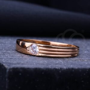 Eye-Catching 18K Rose Gold Ring For Women's