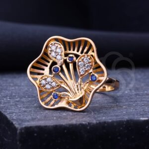 Glamorous 18K Rose Gold Ring for Women's