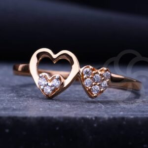 Bold & Beautiful 18K Rose Gold Ring For Women's