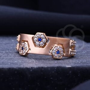 Beautiful 18K Rose Gold Ring for Women's