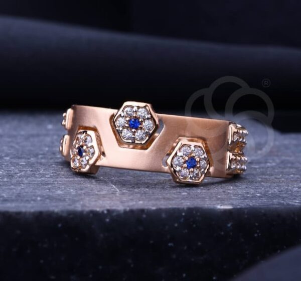 Beautiful 18K Rose Gold Ring for Women's