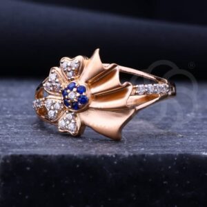 Designer 18K Rose Gold Ring for Women's
