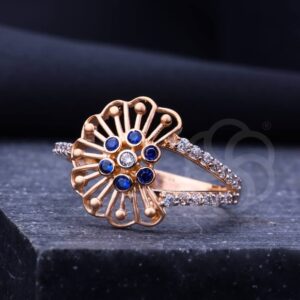 Premium 18K Rose Gold Adjustable Ring For Women's