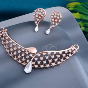 Affordable Luxury – 18K Rose Gold Mangalsutra Set