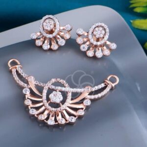 Glamour 18K Rose Gold Mangalsutra Set